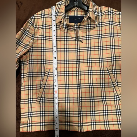 BURBERRY Golf beige nova check jacket Sz S EUC/NWOT - Picture 15 of 16